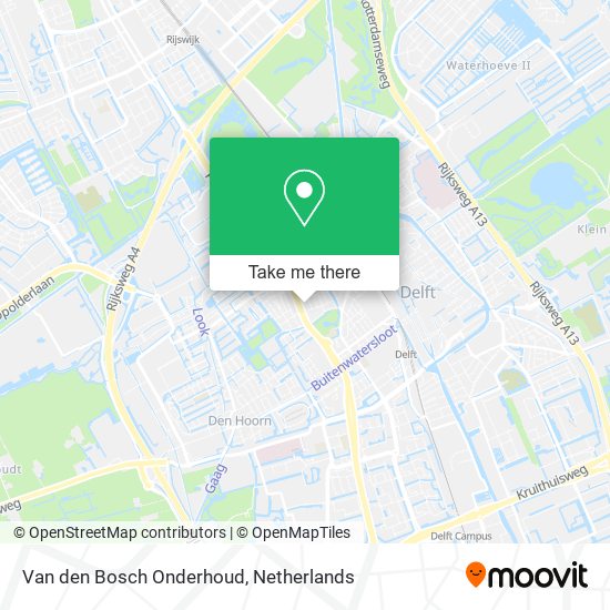 Van den Bosch Onderhoud Karte