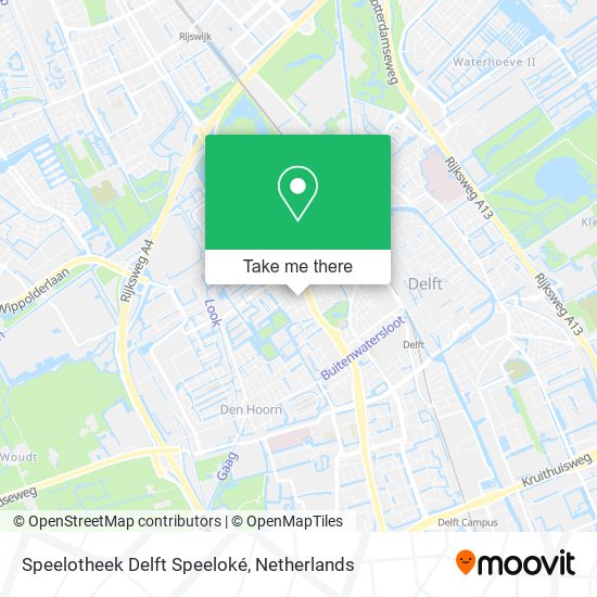 Speelotheek Delft Speeloké map