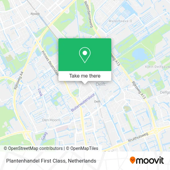 Plantenhandel First Class Karte