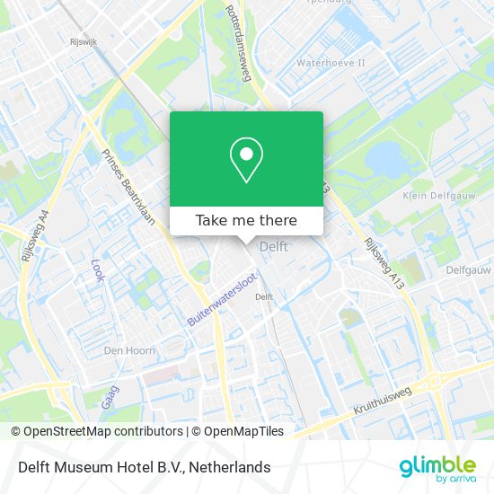 Delft Museum Hotel B.V. Karte
