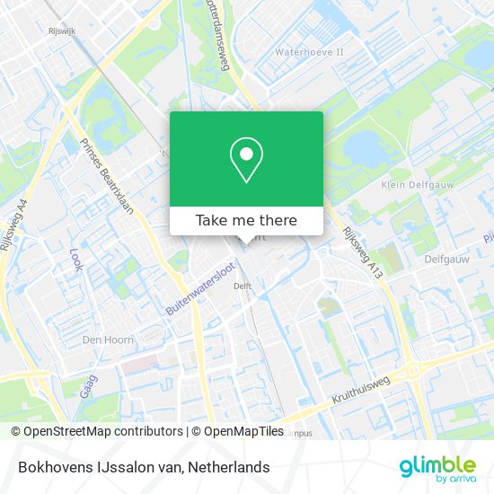 Bokhovens IJssalon van map