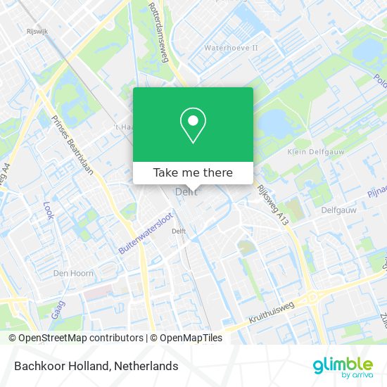 Bachkoor Holland map