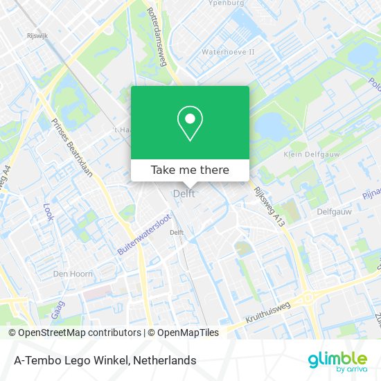 A-Tembo Lego Winkel map