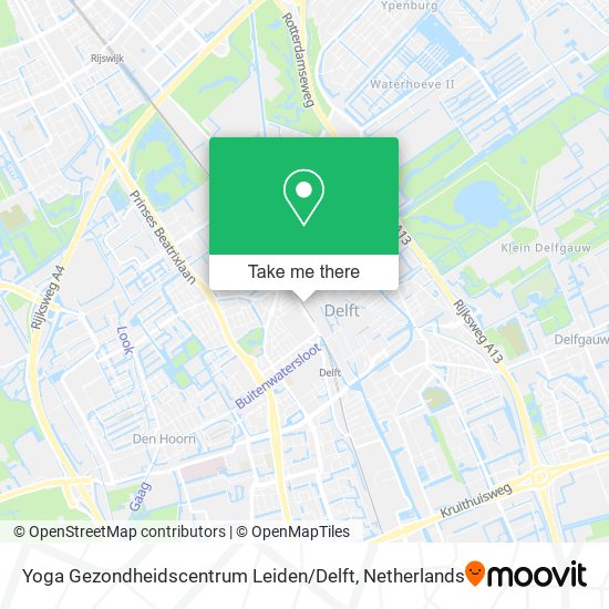 Yoga Gezondheidscentrum Leiden / Delft map