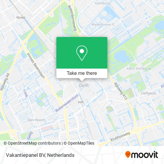 Vakantiepanel BV map