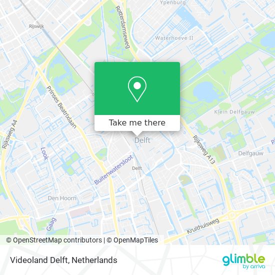 Videoland Delft map