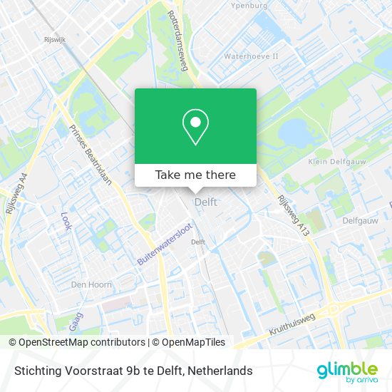 Stichting Voorstraat 9b te Delft map