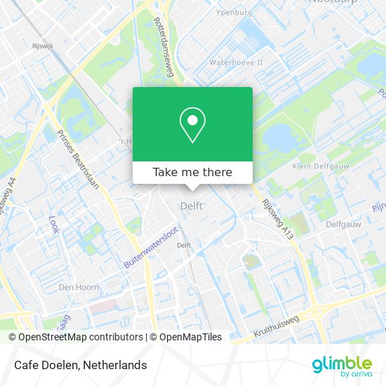 Cafe Doelen map