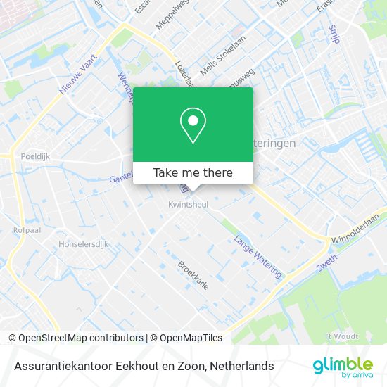 Assurantiekantoor Eekhout en Zoon map