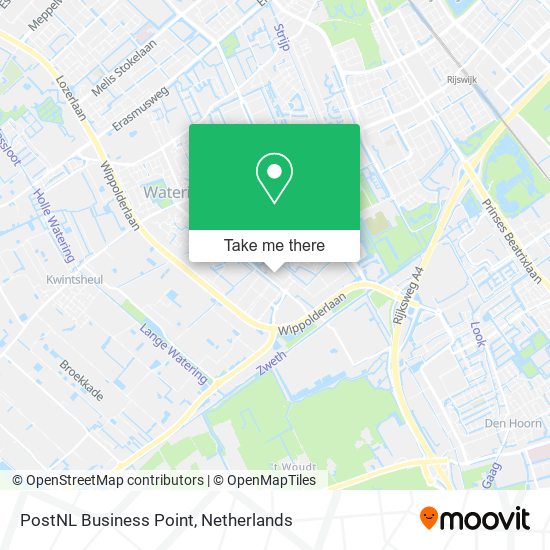 PostNL Business Point map