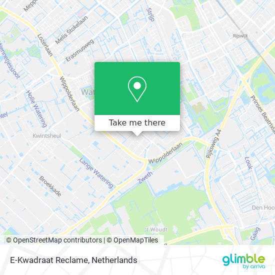 E-Kwadraat Reclame map