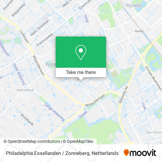 Philadelphia Essellanden / Zonneberg map