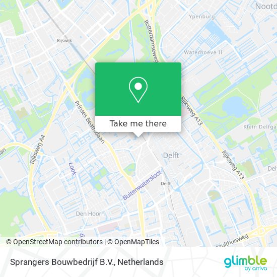 Sprangers Bouwbedrijf B.V. map