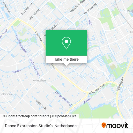 Dance Expression Studio's map