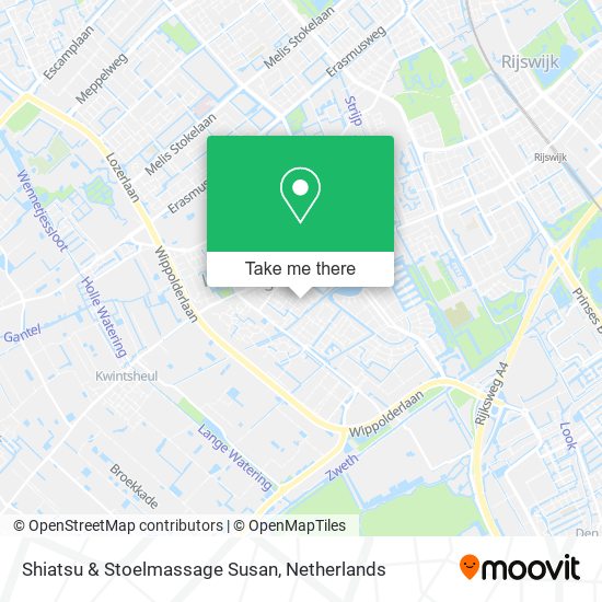 Shiatsu & Stoelmassage Susan map