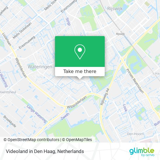 Videoland in Den Haag map