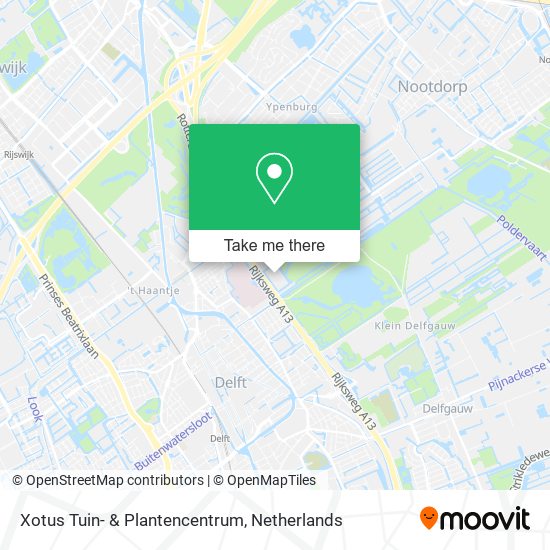 Xotus Tuin- & Plantencentrum map