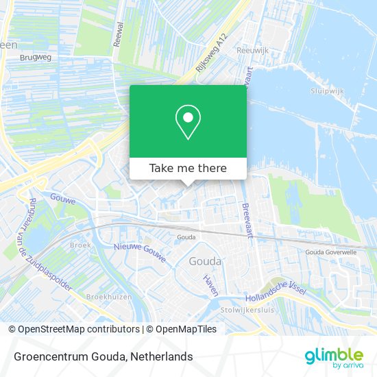 Groencentrum Gouda map