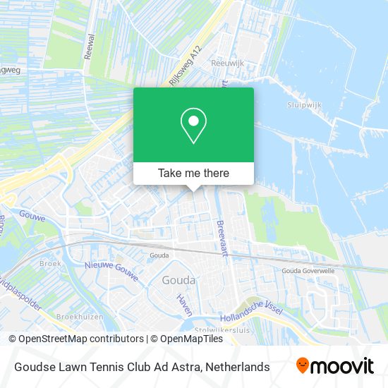 Goudse Lawn Tennis Club Ad Astra map