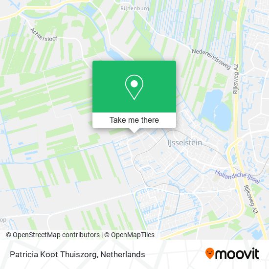 Patricia Koot Thuiszorg map