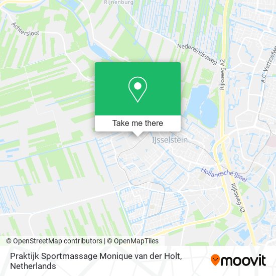 Praktijk Sportmassage Monique van der Holt Karte