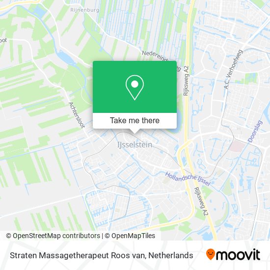 Straten Massagetherapeut Roos van map