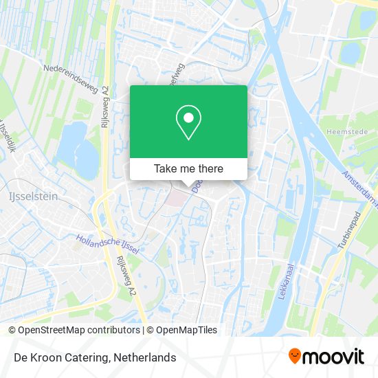 De Kroon Catering map