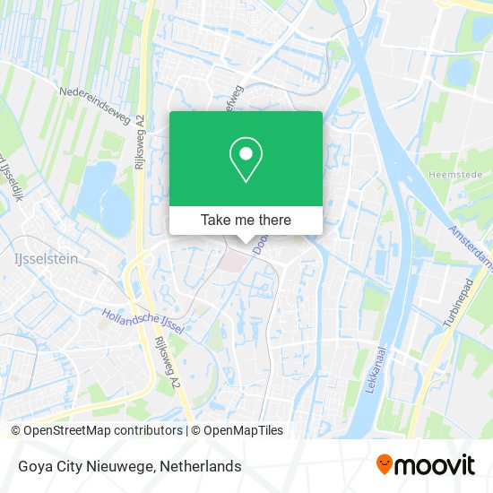 Goya City Nieuwege map