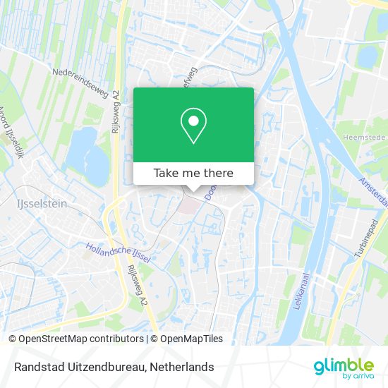 Randstad Uitzendbureau map