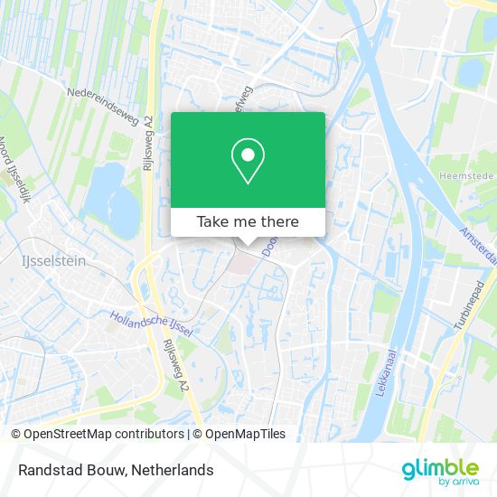 Randstad Bouw map