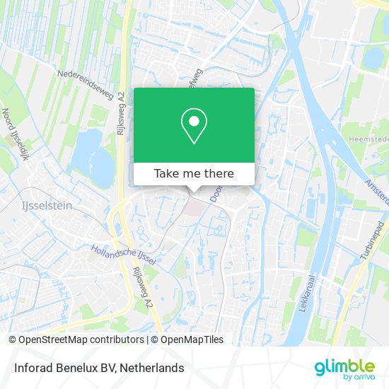 Inforad Benelux BV map