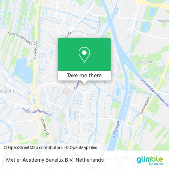 Metier Academy Benelux B.V. Karte