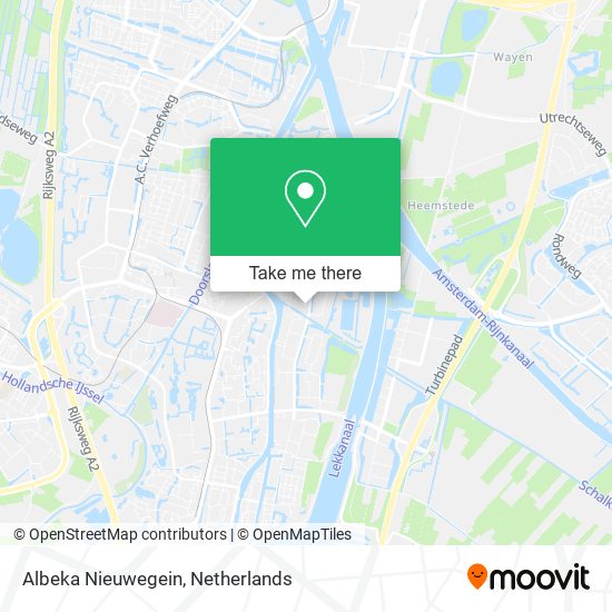 Albeka Nieuwegein map