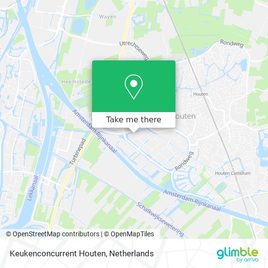 Keukenconcurrent Houten Karte