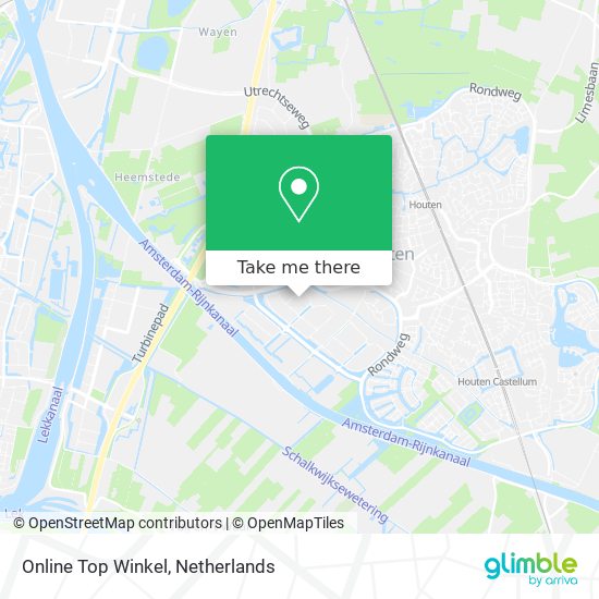 Online Top Winkel map