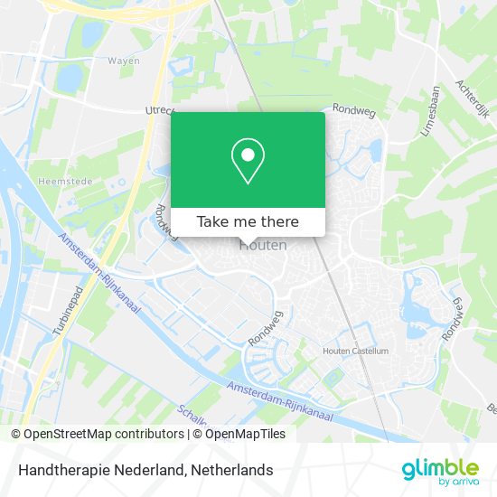 Handtherapie Nederland Karte