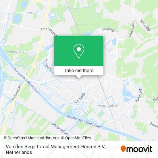 Van den Berg Totaal Management Houten B.V. Karte