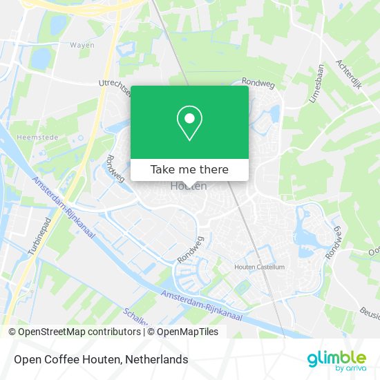 Open Coffee Houten map