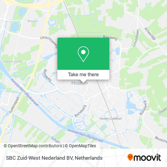 SBC Zuid-West Nederland BV map