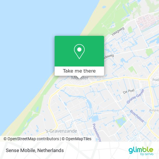 Sense Mobile map