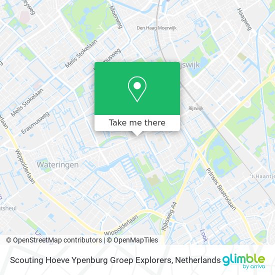 Scouting Hoeve Ypenburg Groep Explorers map