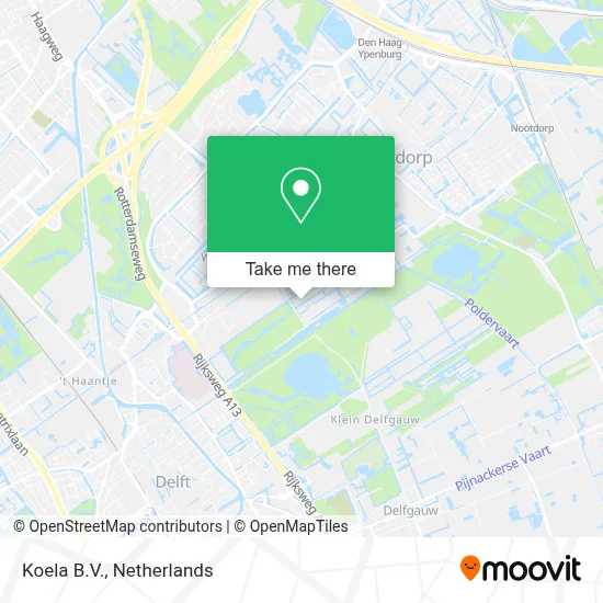 Koela B.V. map
