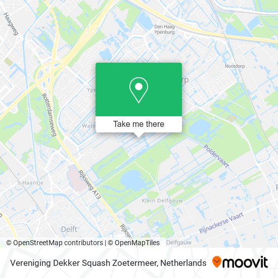 Vereniging Dekker Squash Zoetermeer map