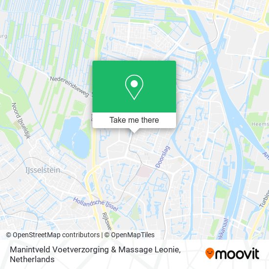 Manintveld Voetverzorging & Massage Leonie map