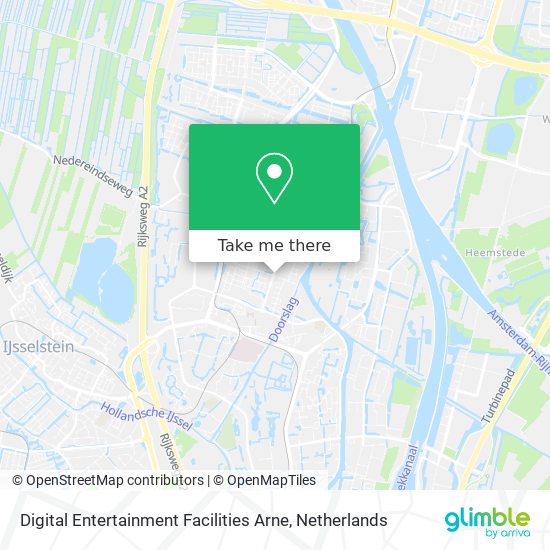 Digital Entertainment Facilities Arne map