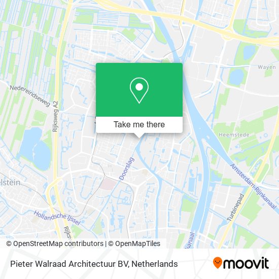 Pieter Walraad Architectuur BV map