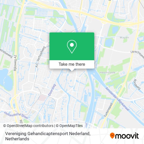 Vereniging Gehandicaptensport Nederland map