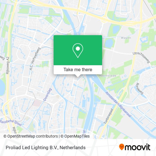 Proliad Led Lighting B.V. map