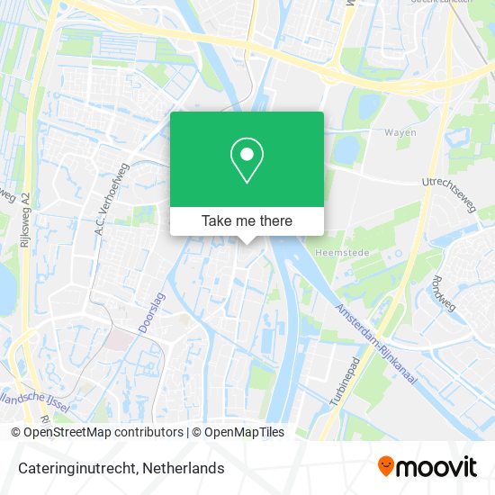 Cateringinutrecht map