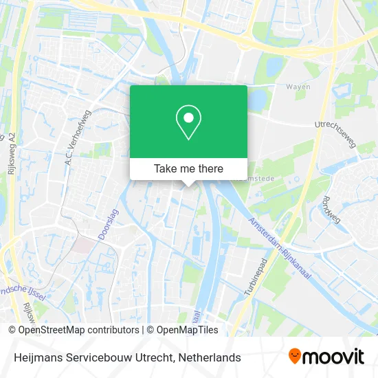 Heijmans Servicebouw Utrecht map